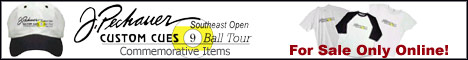 Go shopping with the OTC Billiard Mouse for t shirts, golf shirts, stainless steel travel mugs, cups, baseball caps and other gift items to remember this years J Pechauer Custom Cues SouthEast Open 9 Ball Tour