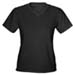 Women V-Neck Dark T-shirt